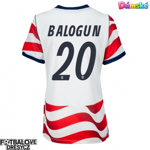 Spojené státy Folarin Balogun #20 Dámské Domácí Dres MS 2026 Krátký Rukáv